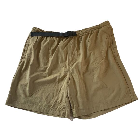 Columbia Men's Beige Swim/Hike Shorts Size XL Inseam 7.5” Mesh Lined with Belt - Picture 1 of 13